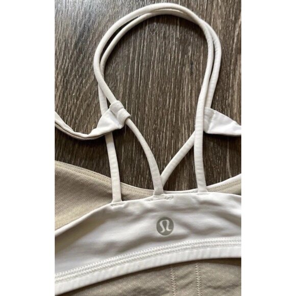 Lululemon Align Tank Top Cropped White Size 10 Yoga Gym Workout Activewer - Picture 10 of 12